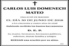Carlos Luis Domenech Mateo